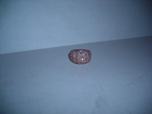 14k pink sapphire ruby diamond - sapphire,