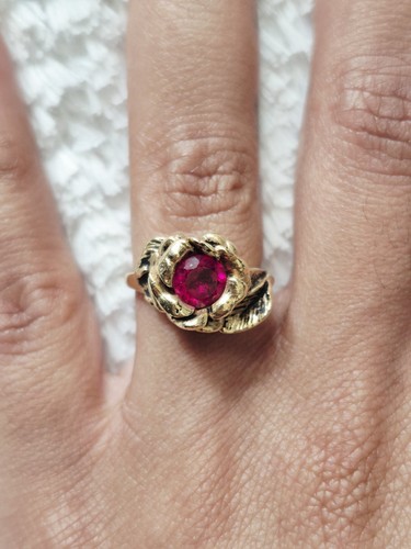 14k yellow gold estate - yellow, diamond