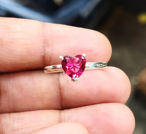 2ct heart cut lab - heart,