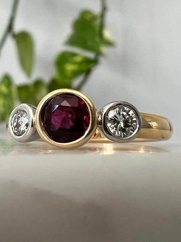 Created ruby and diamond - created,