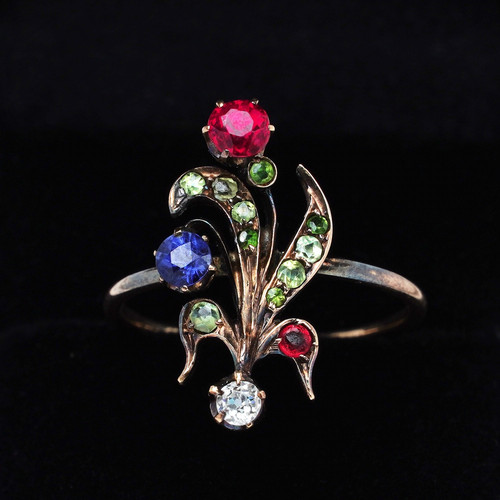 Antique art nouveau ruby - antique,