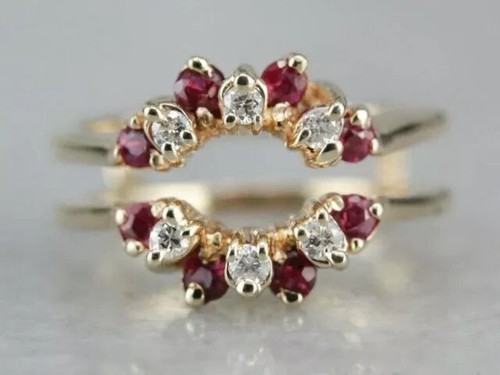 2ct lab created ruby diamond - lab,